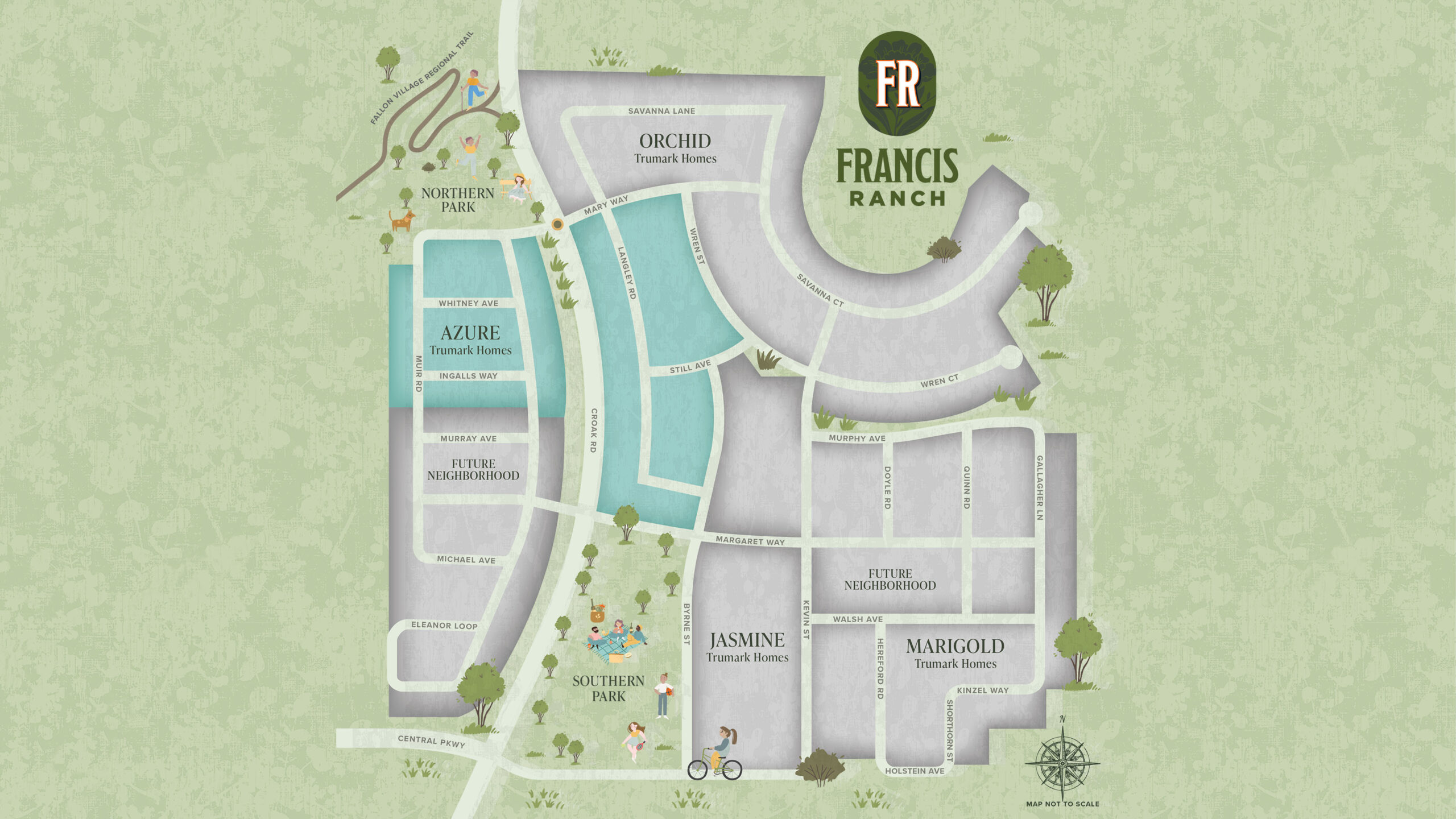 Azure at Francis Ranch Map