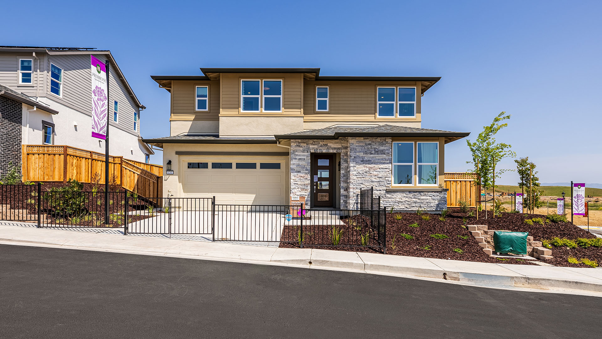 Exterior – Plan 3 | Primrose at Francis Ranch
