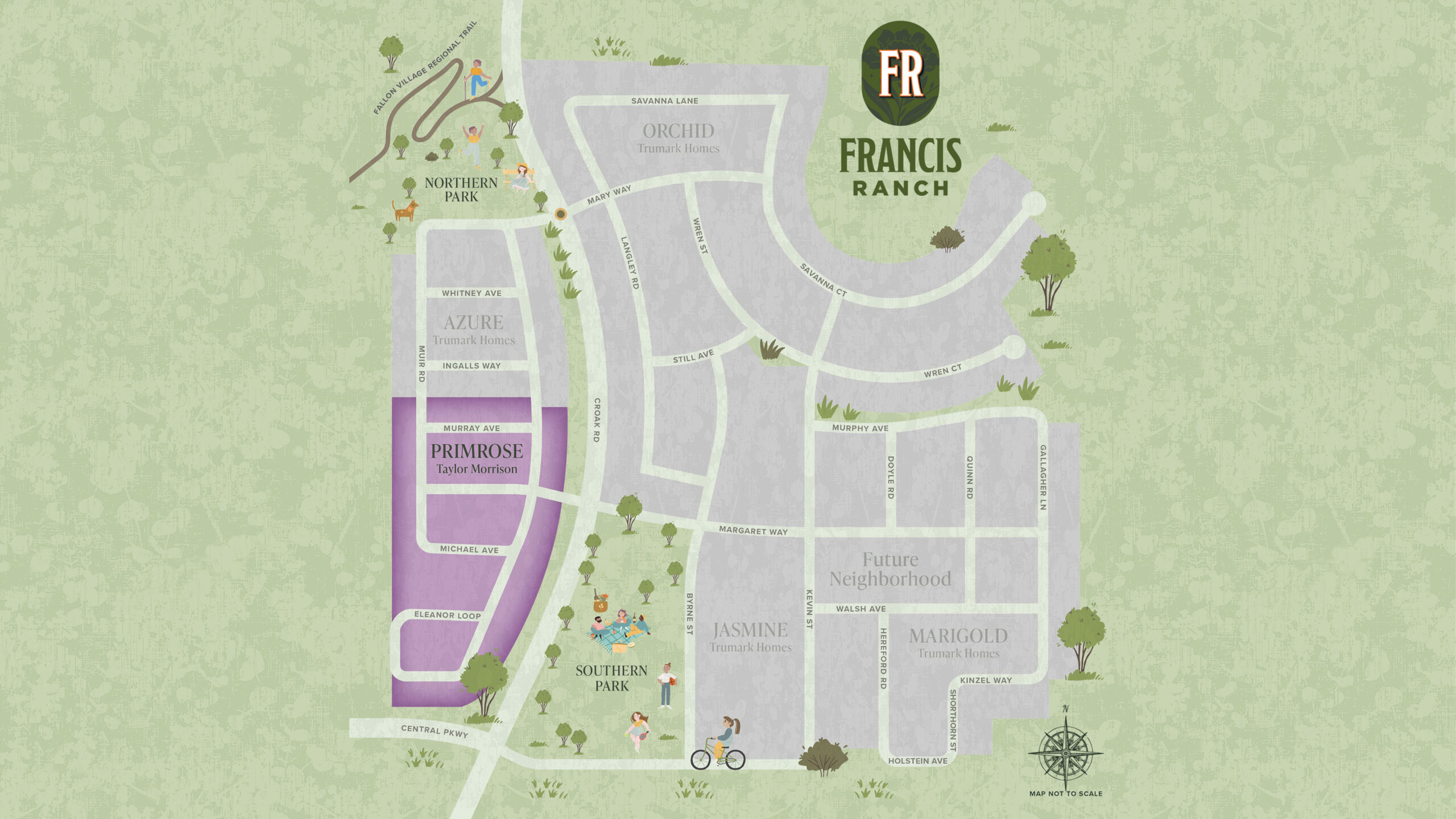 Primrose at Francis Ranch Map