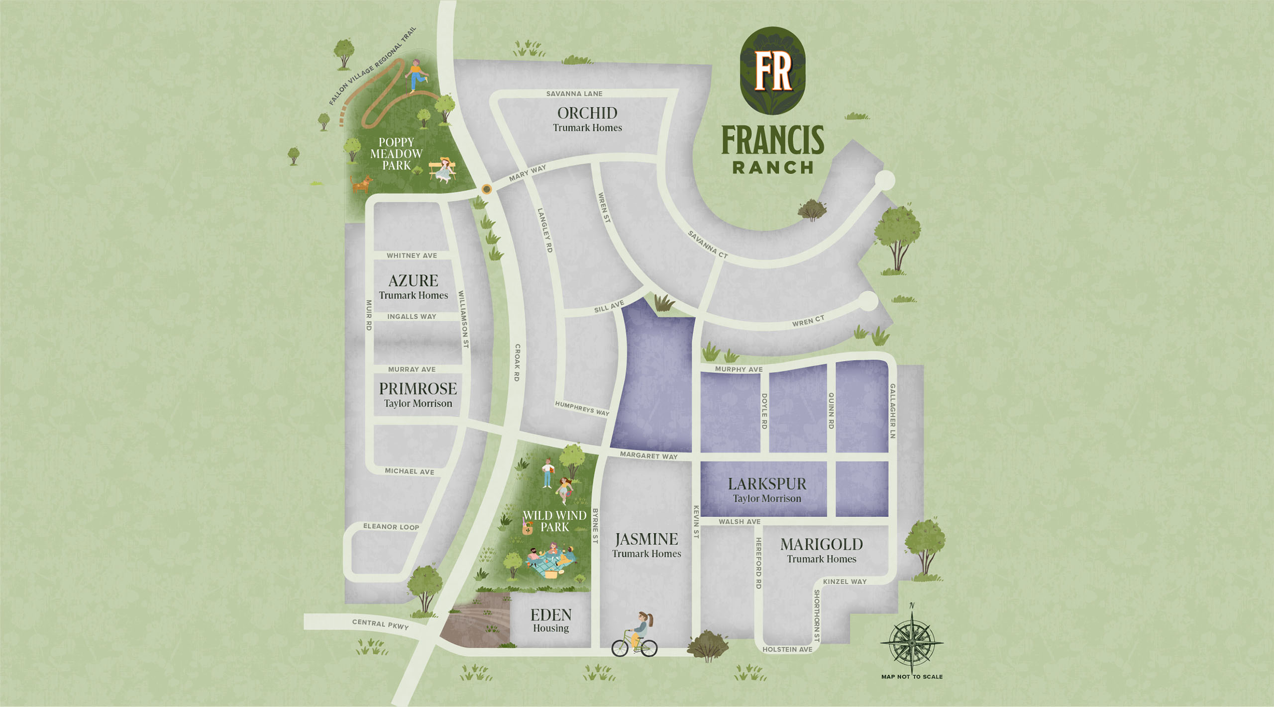 Larkspur Community Map | Francis Ranch