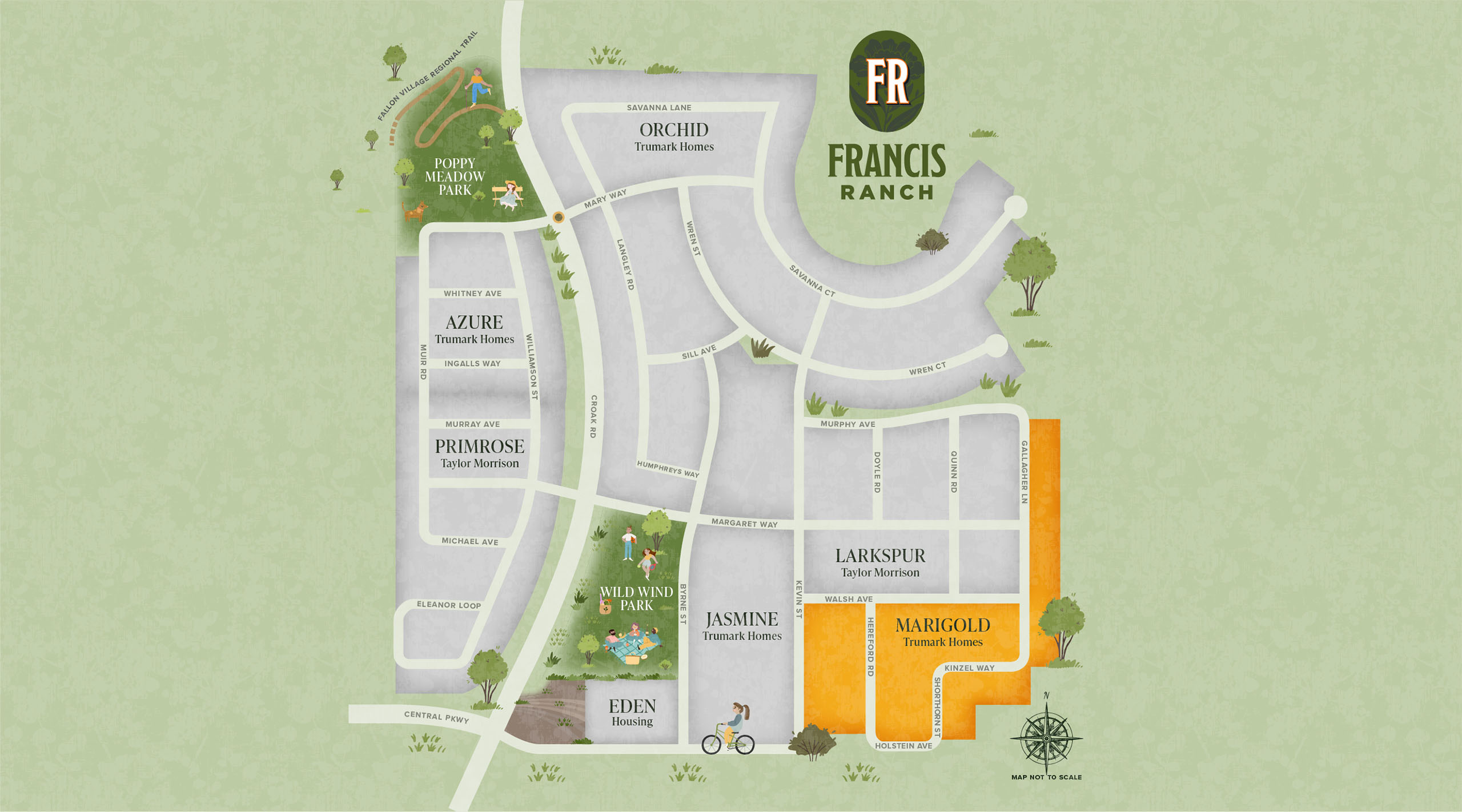 Marigold Community Map | Francis Ranch
