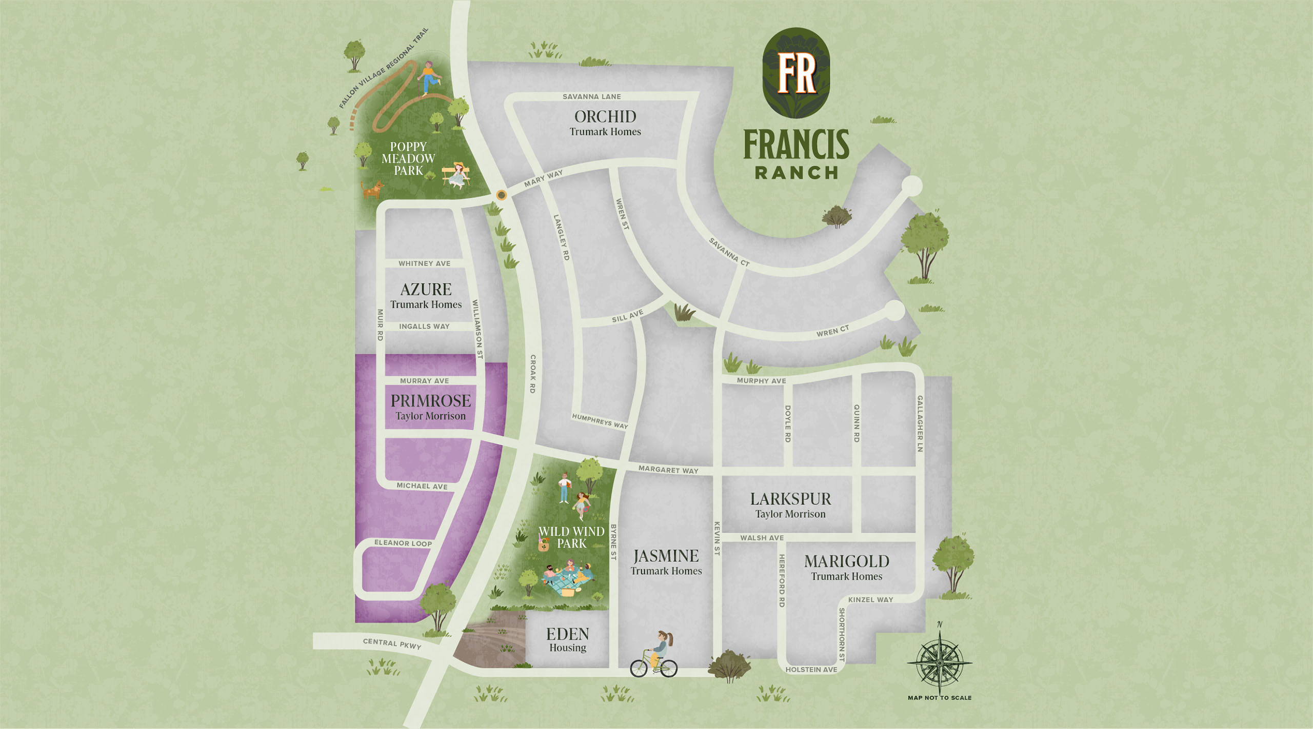 Primrose Community Map | Francis Ranch