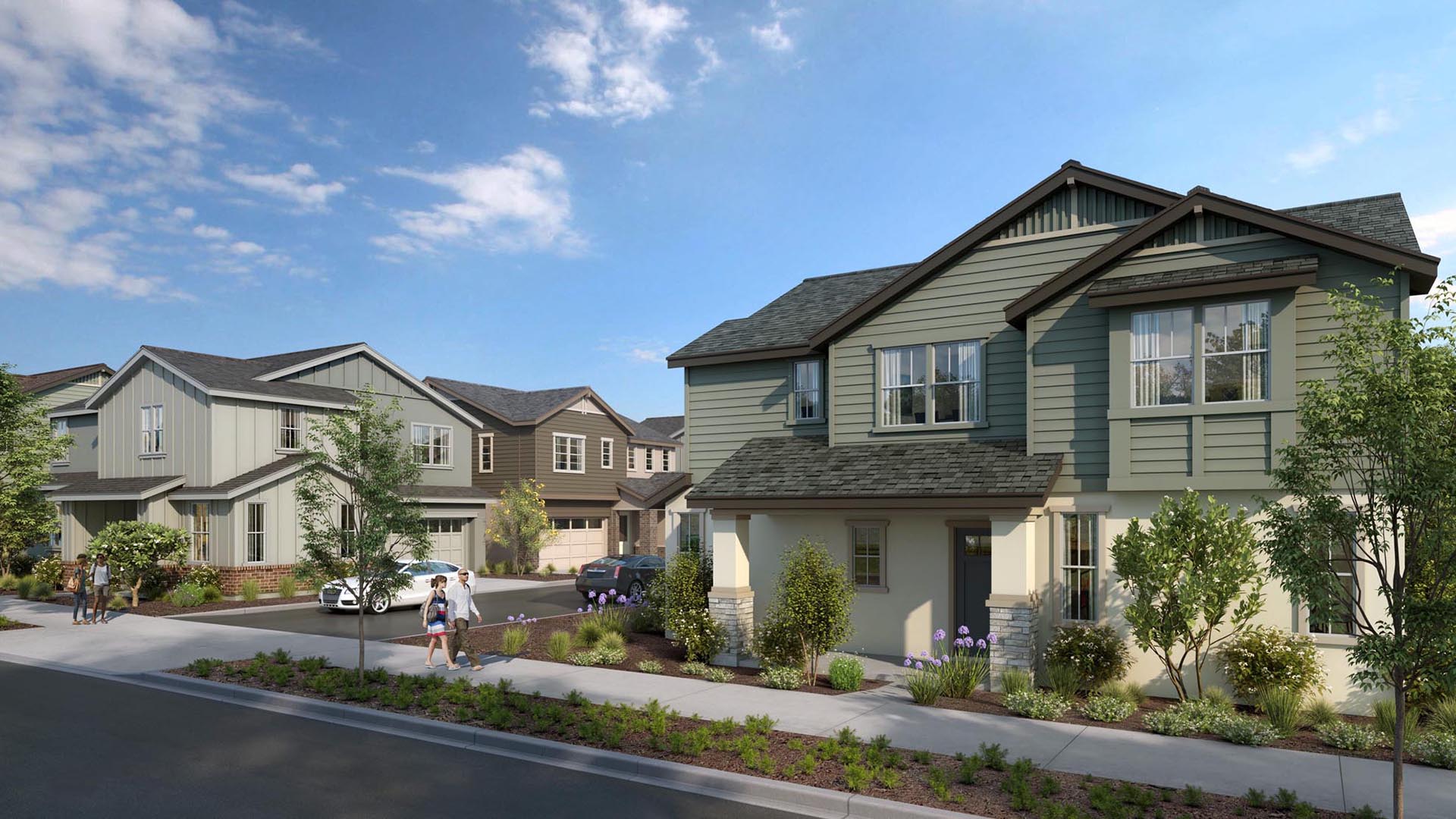 Marigold | Single-Family Motor Courts at Francis Ranch in Dublin, CA