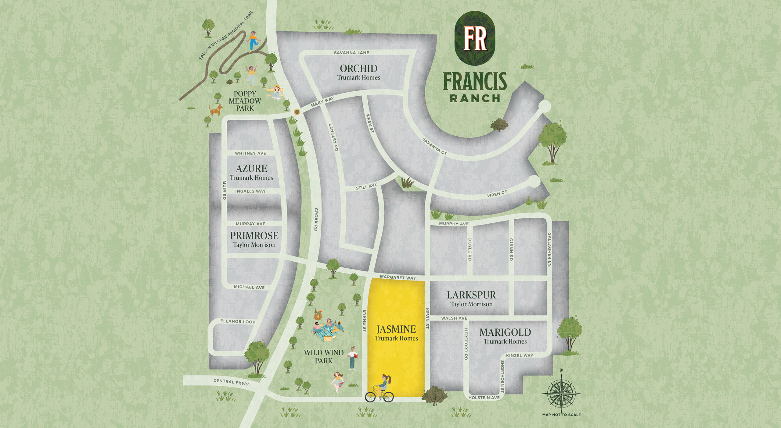 Site Map - Jasmine at Francis Ranch