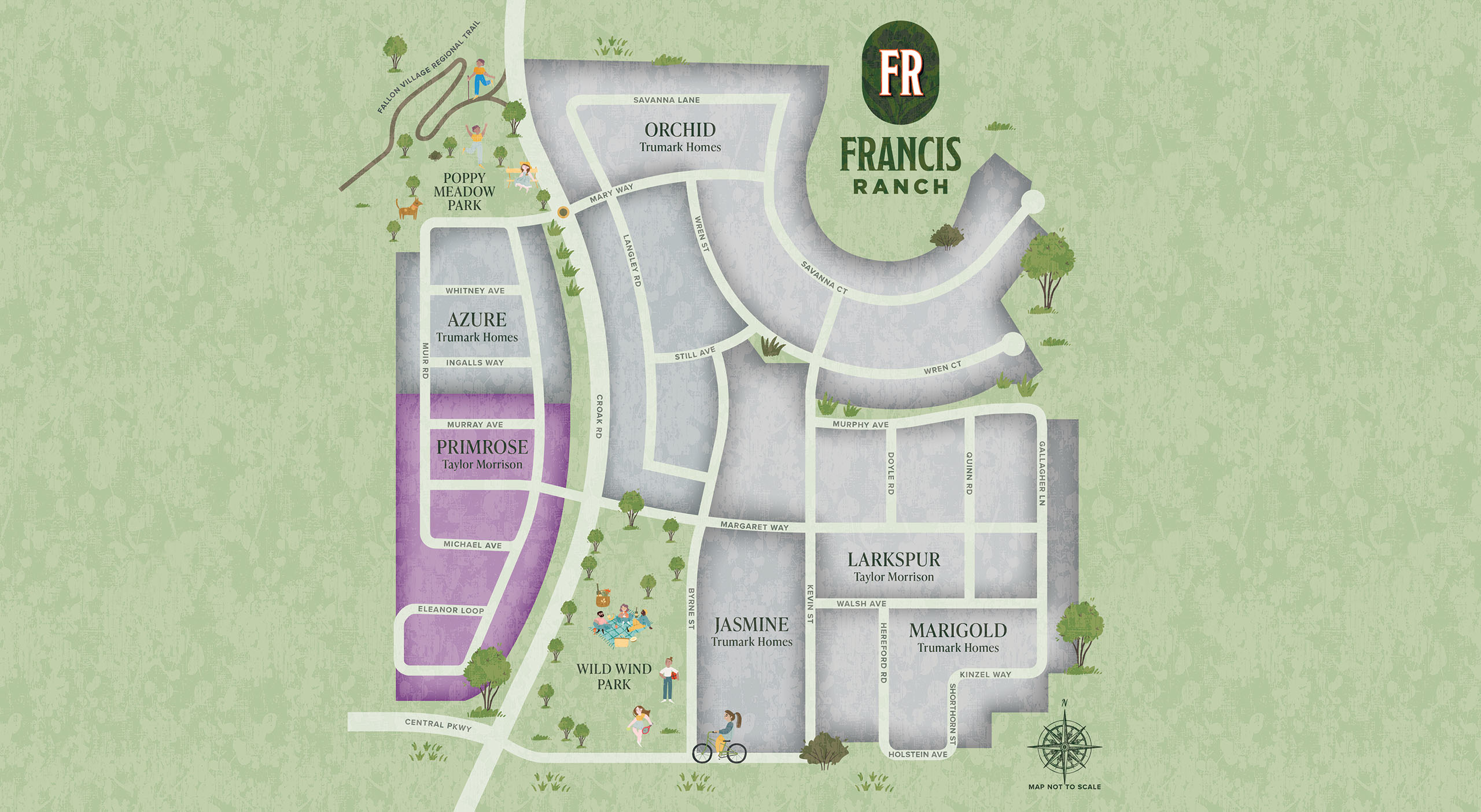 Site Map - Primrose at Francis Ranch