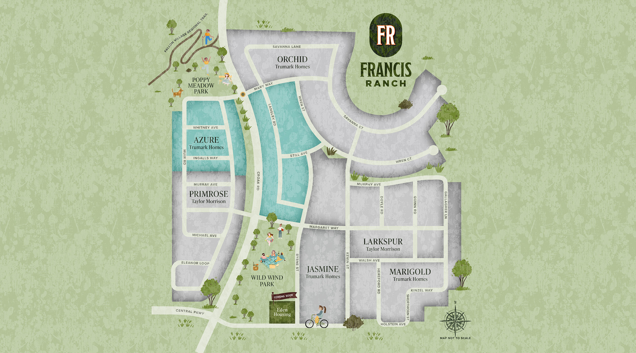 Site Map - Azure at Francis Ranch