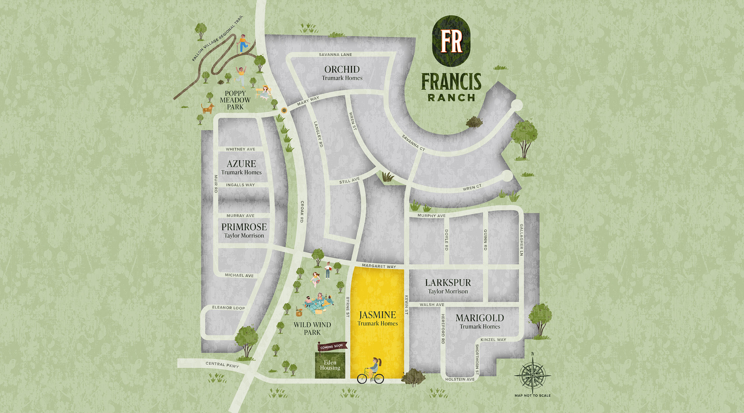 Site Map - Jasmine at Francis Ranch
