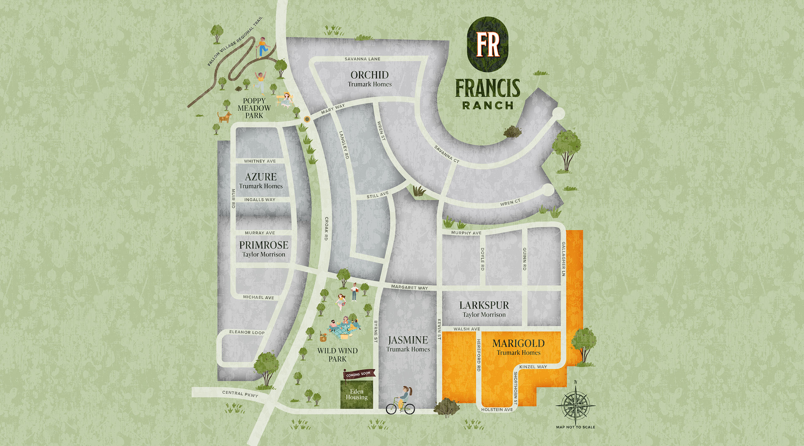 Site Map - Marigold at Francis Ranch