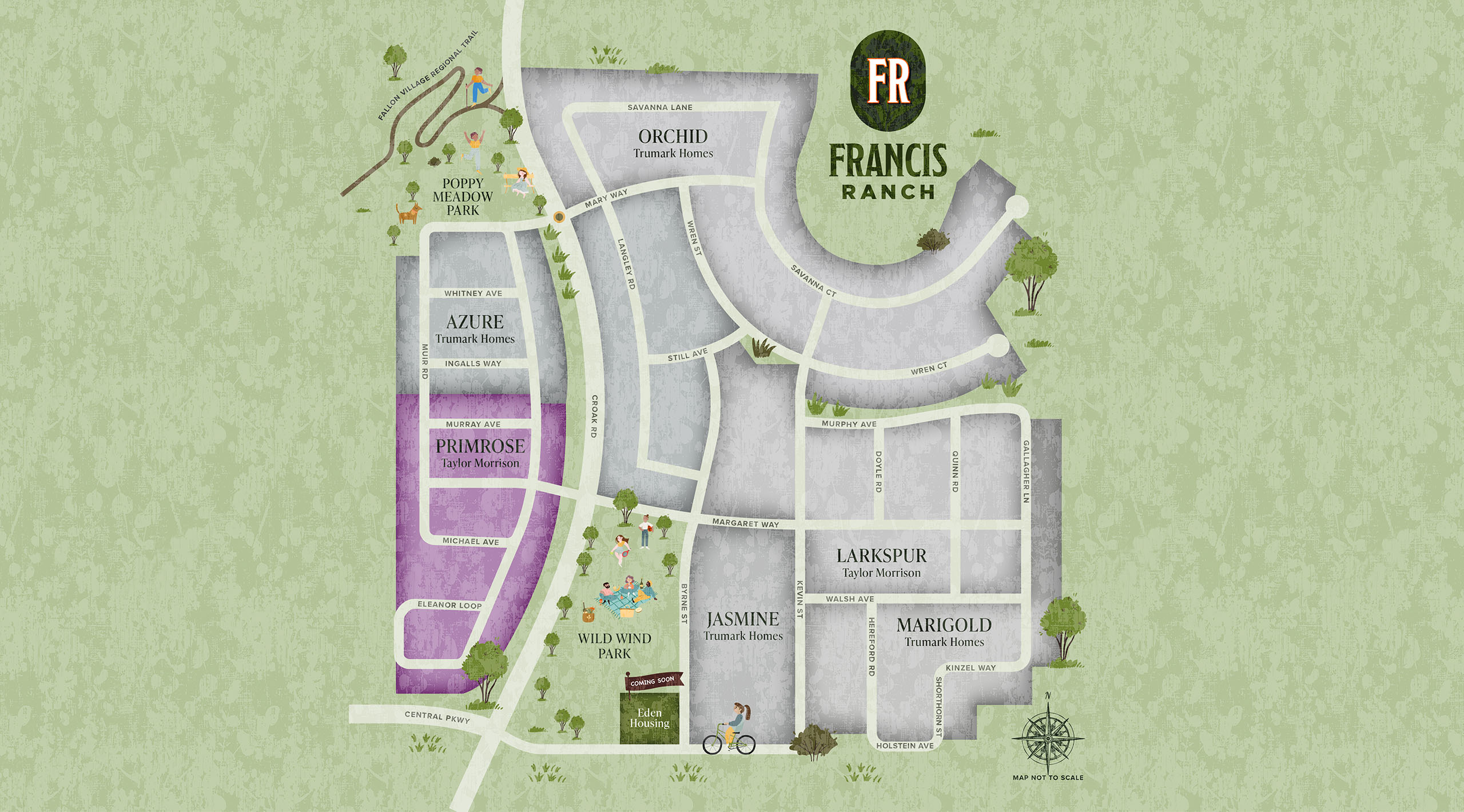 Site Map - Primrose at Francis Ranch